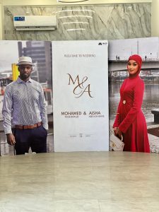 Congratulations Mr. Mohamed Abdalla and Aisha on your marriage.